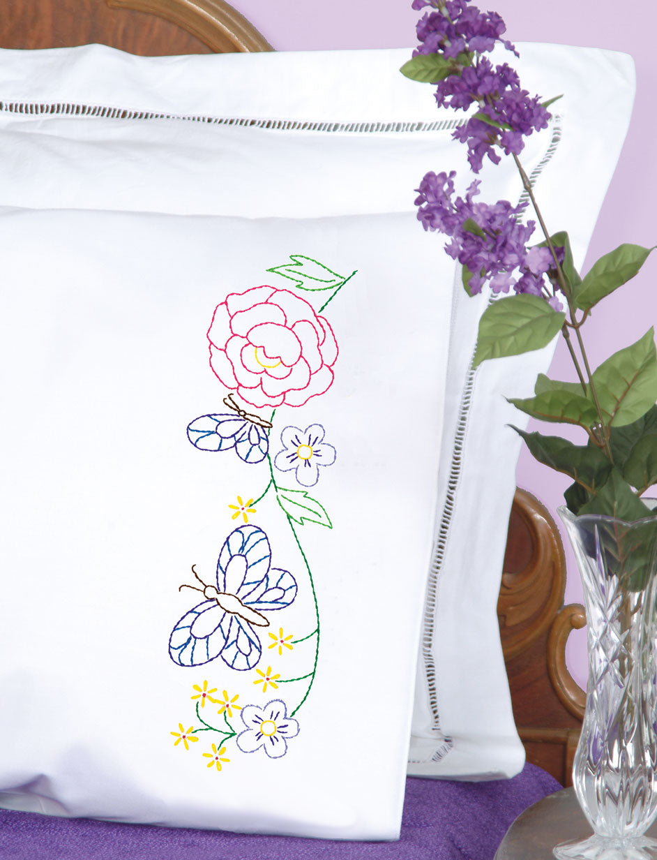 Flowers & Butterflies Pillowcases