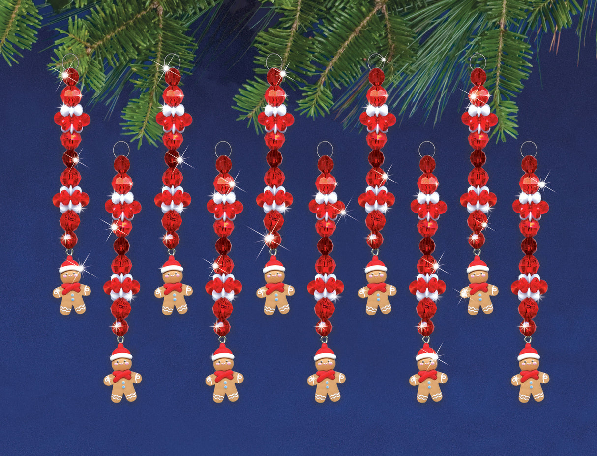 Gingerbread Drops Beaded Ornament Kit