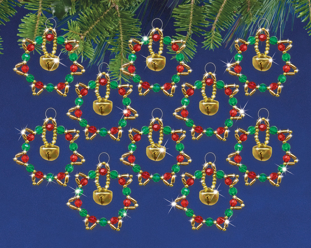 Jingle Bells Beaded Ornament Kit