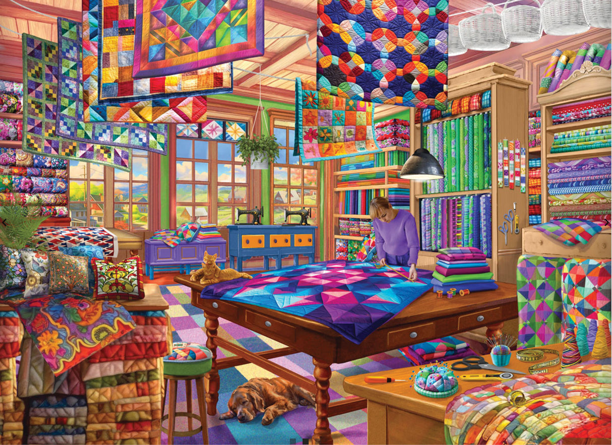 Quilt Workshop Jigsaw Puzzle
