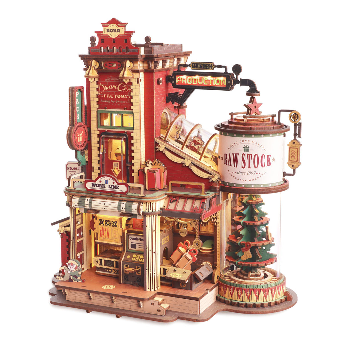 Dream Gift Factory Wood Model Kit