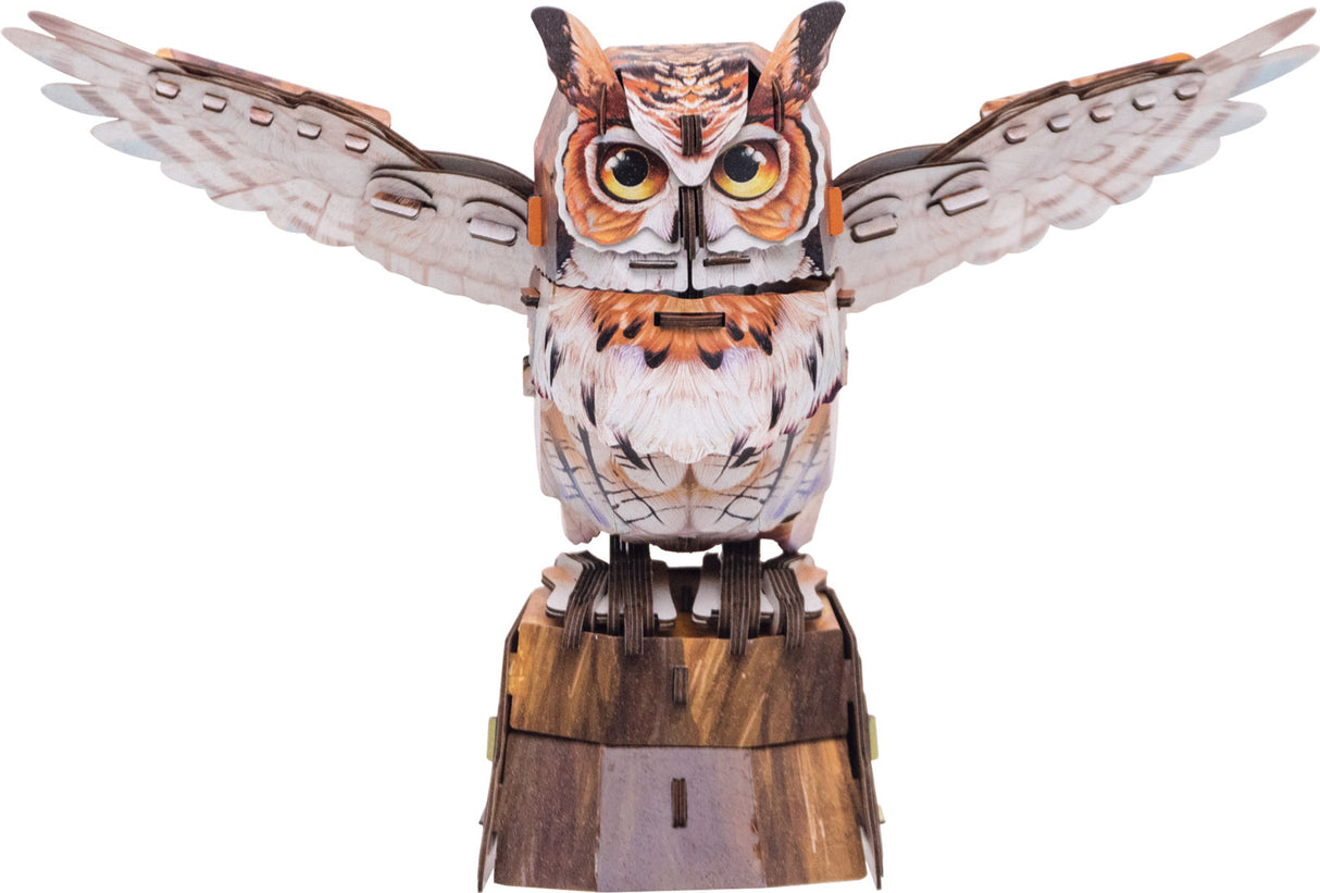 Great Horned Owl 3D Bird Puzzle