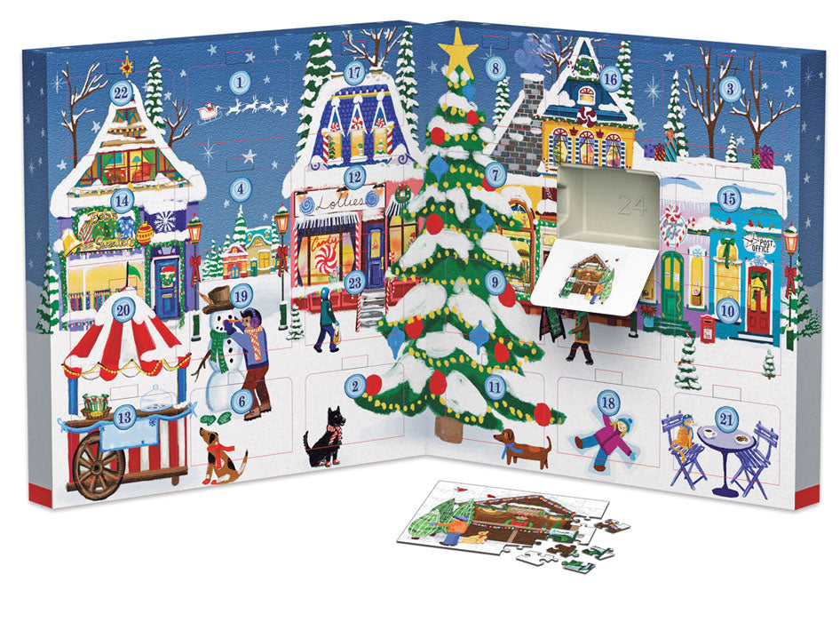 Christmas Town Fair Advent Calendar Puzzles
