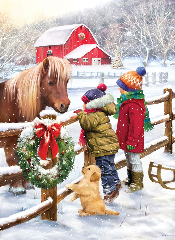 Christmas Pony Jigsaw Puzzle