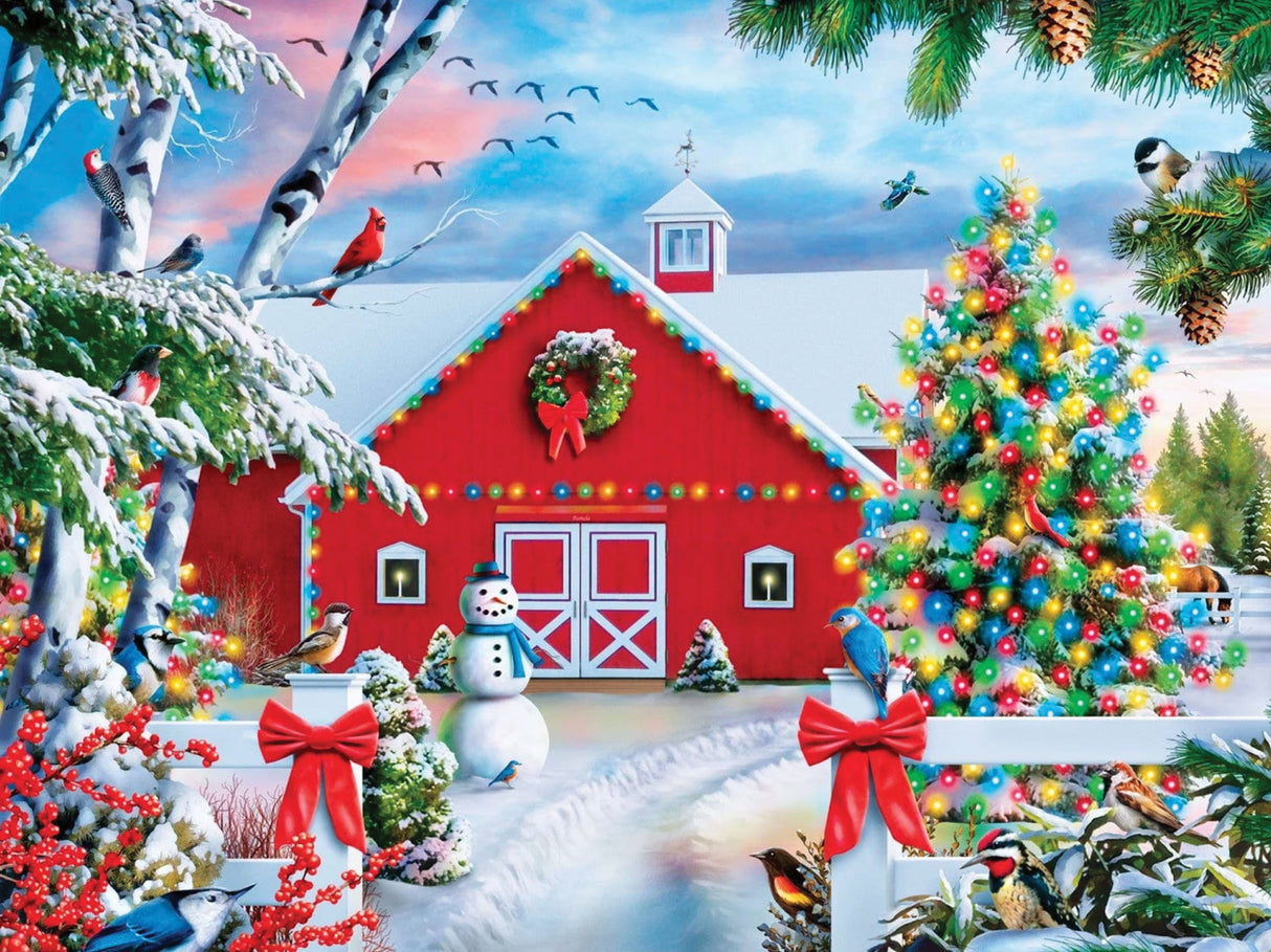 Country Christmas Jigsaw Puzzle