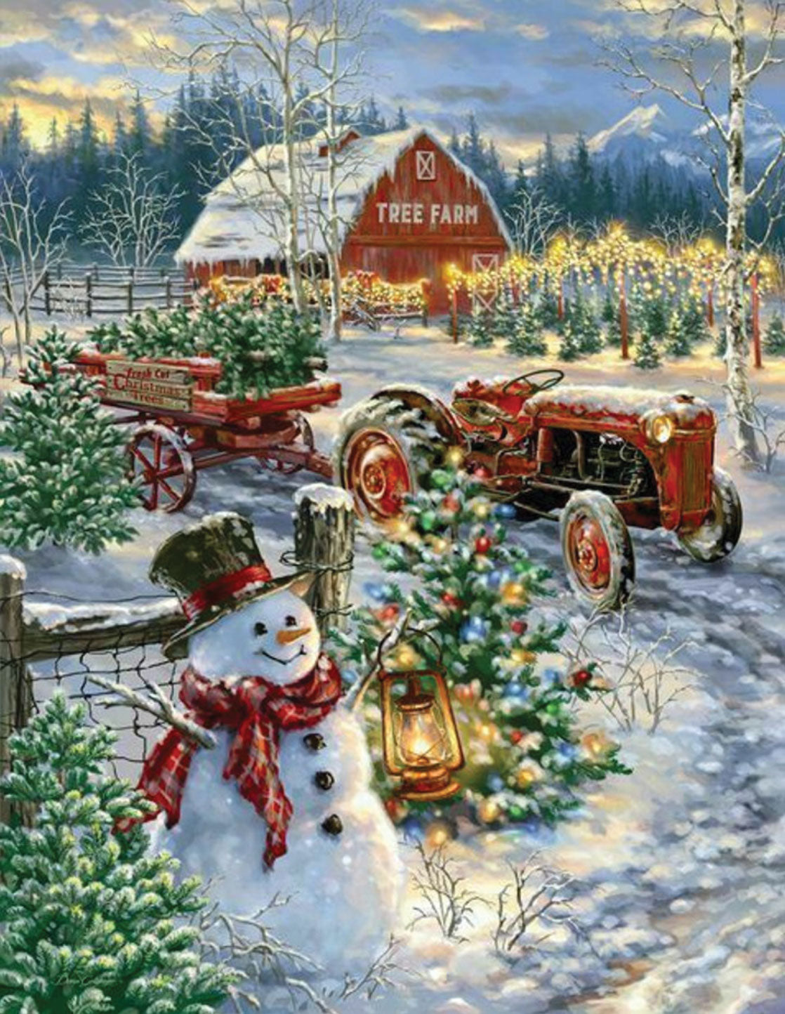 Christmas Tree Farm Jigsaw Puzzle