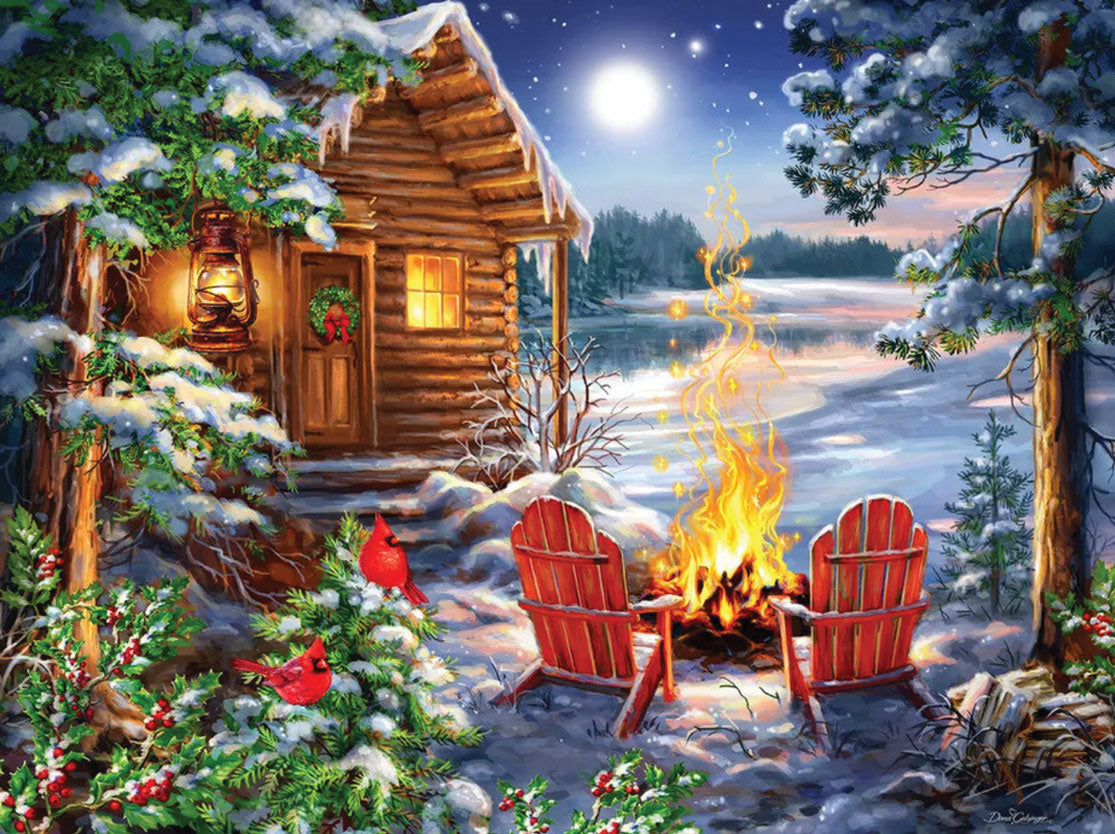 Christmas Cabin Jigsaw Puzzle