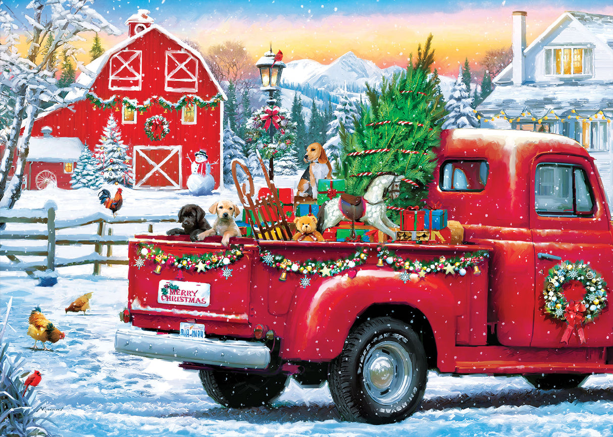 Winter's Joyful Arrival Jigsaw Puzzle