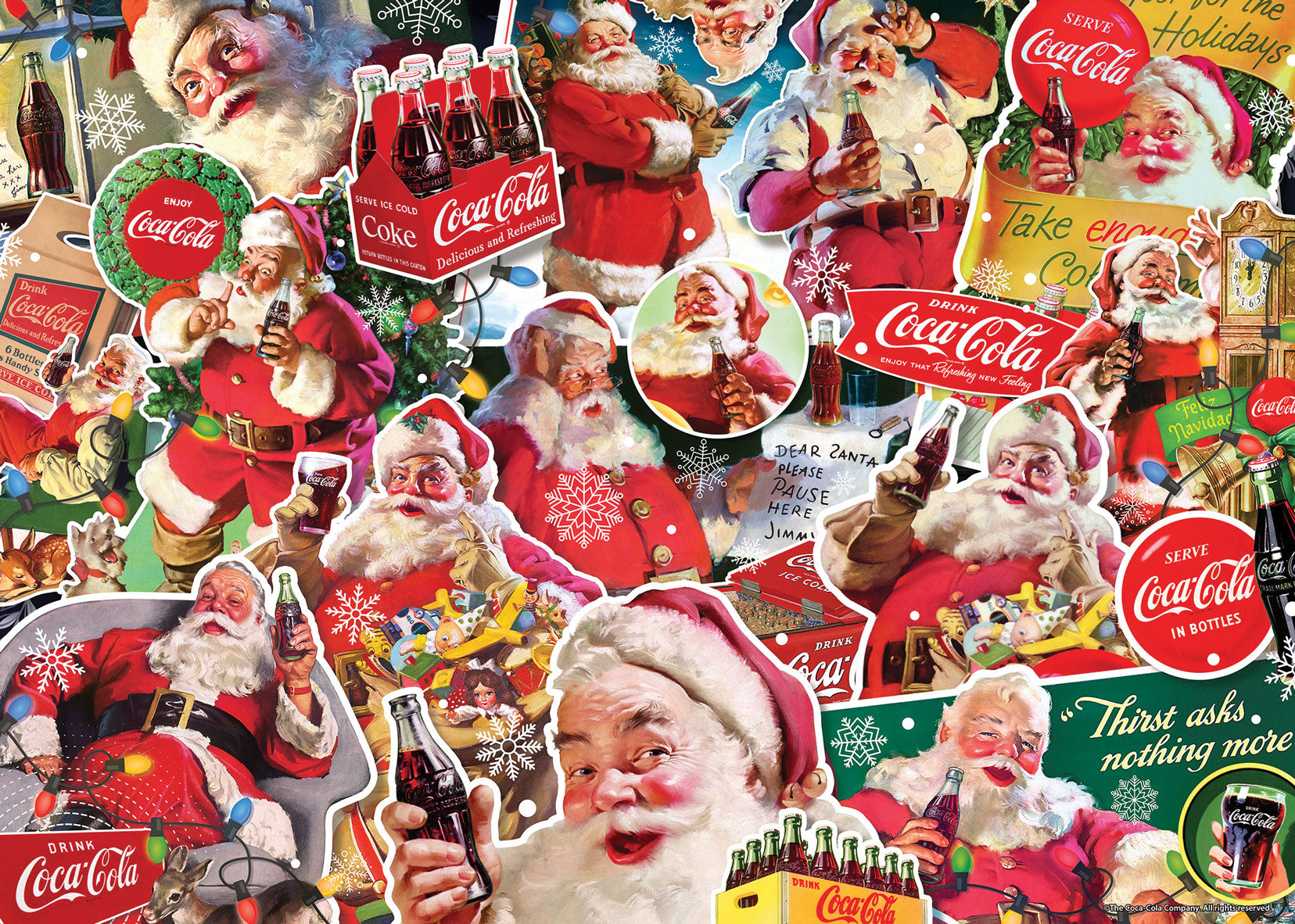 Coca-Cola Christmas Jigsaw Puzzle – Mary Maxim