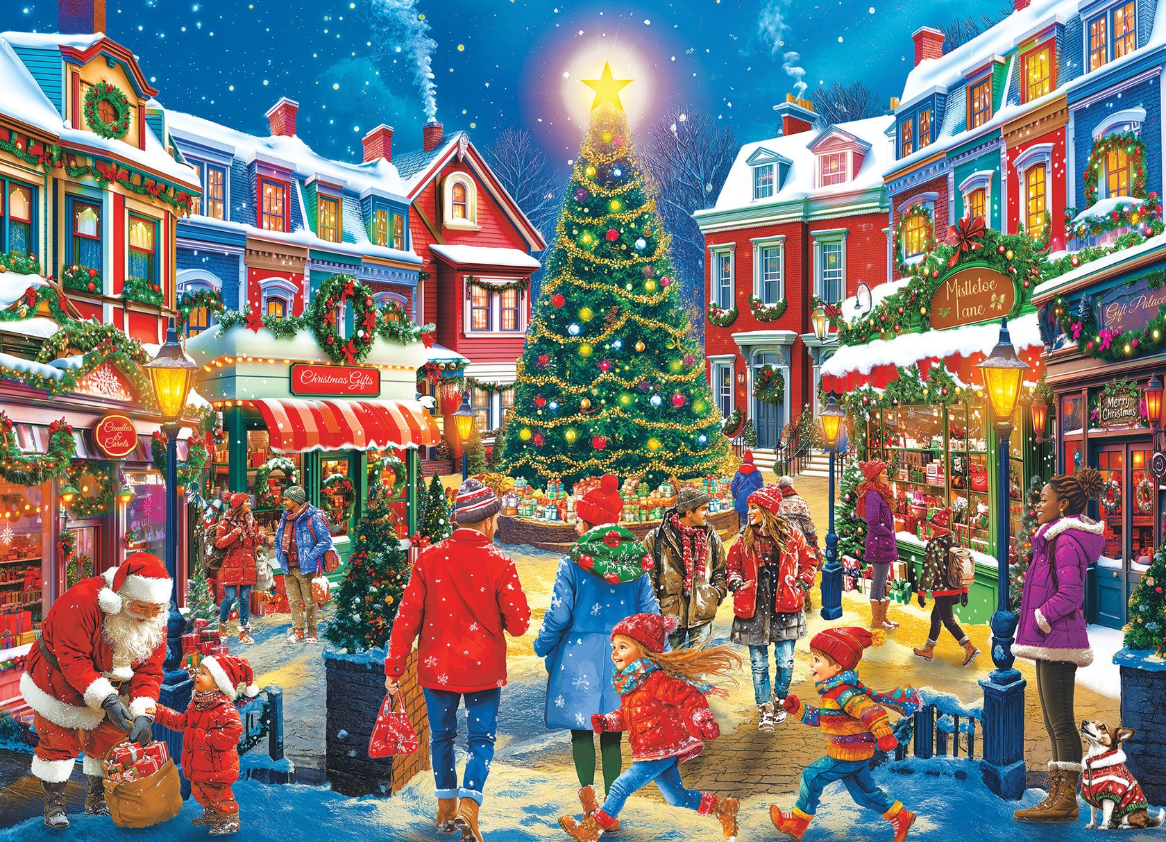 Christmas Village Jigsaw Puzzle – Mary Maxim