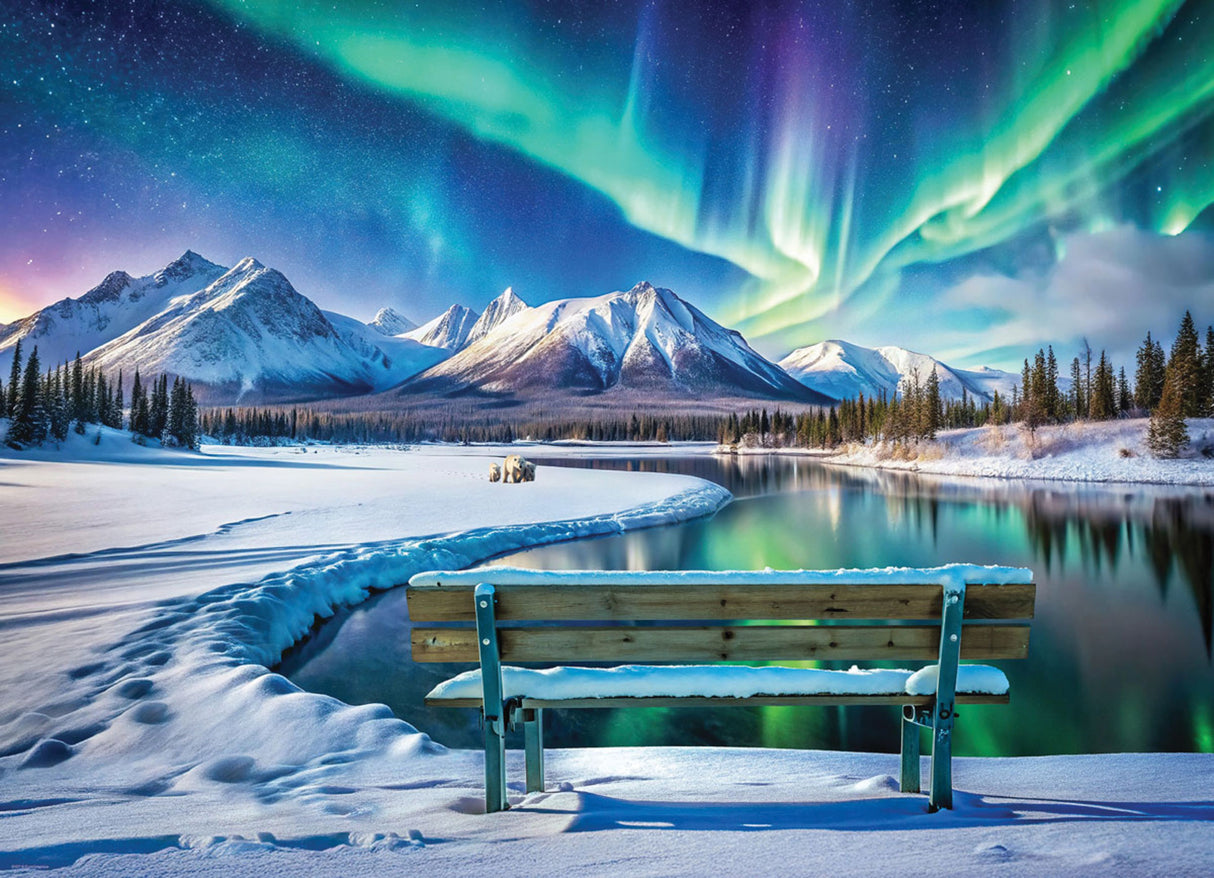 Aurora Borealis, Yukon Jigsaw Puzzle