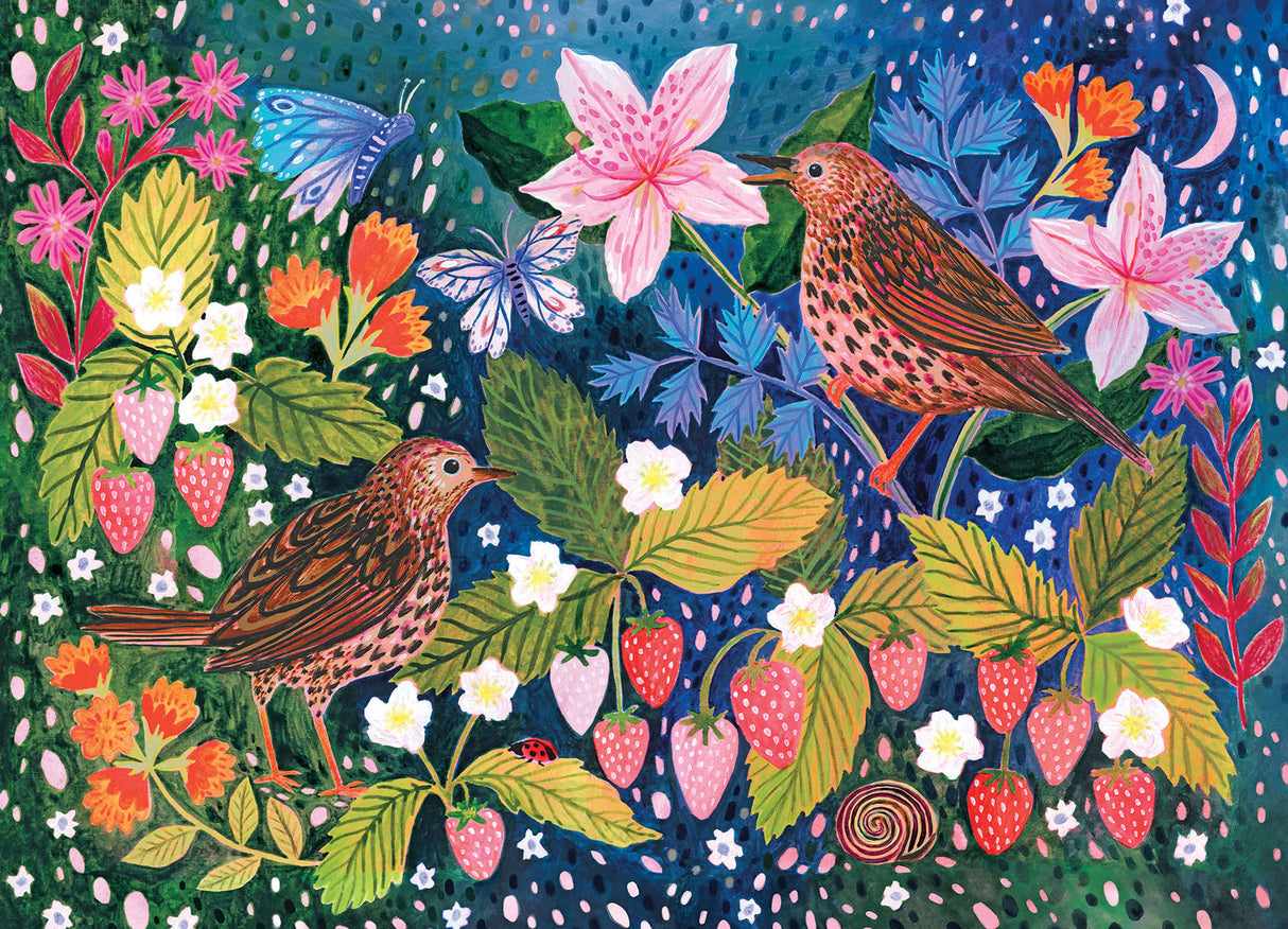 Rompecabezas suave al tacto del ladrón de fresas