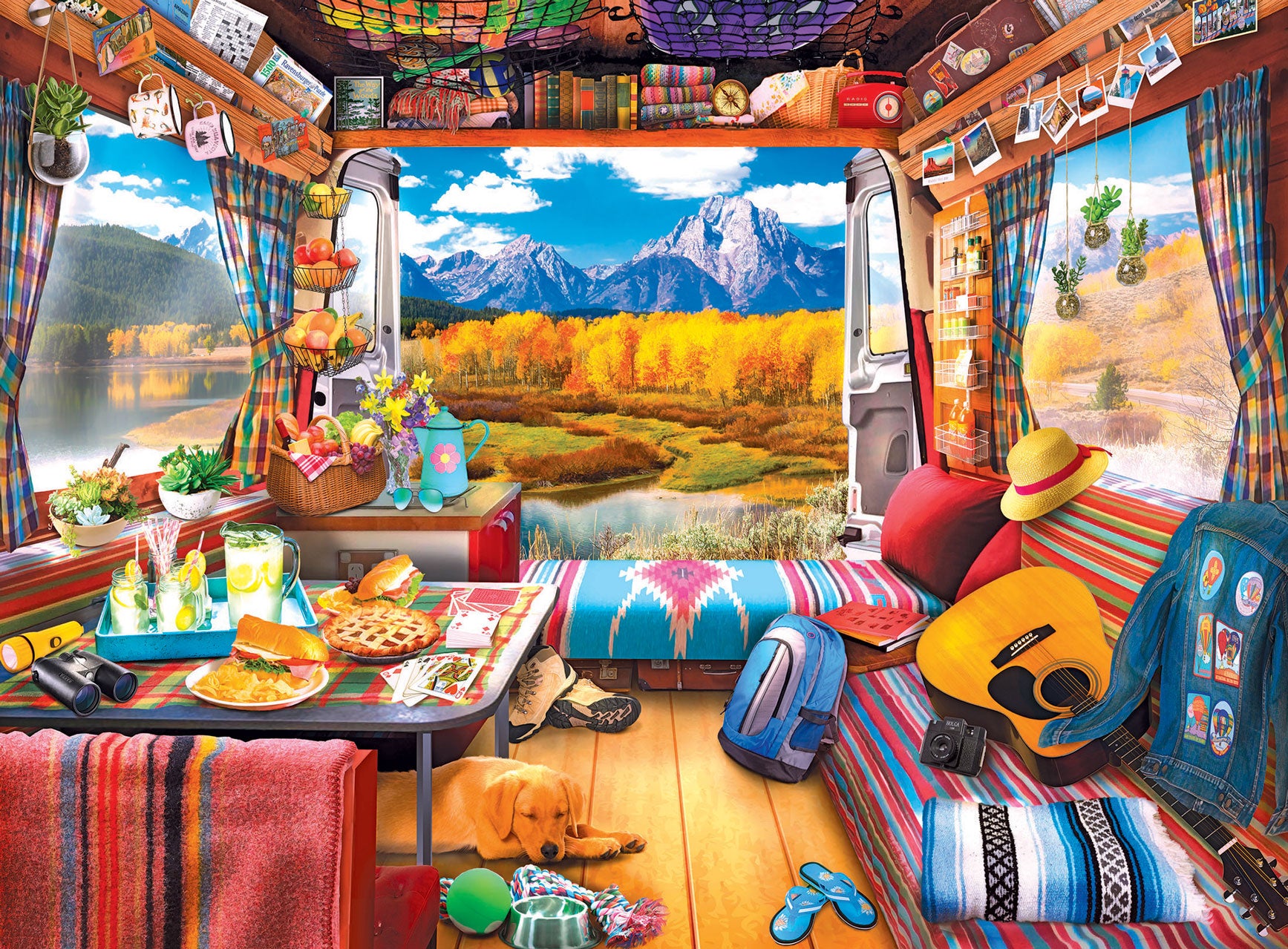 Van Life, Grand Tetons Jigsaw Puzzle – Mary Maxim