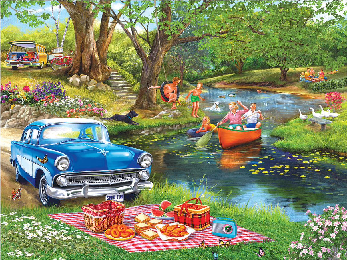 Rompecabezas de Buenos momentos en el río