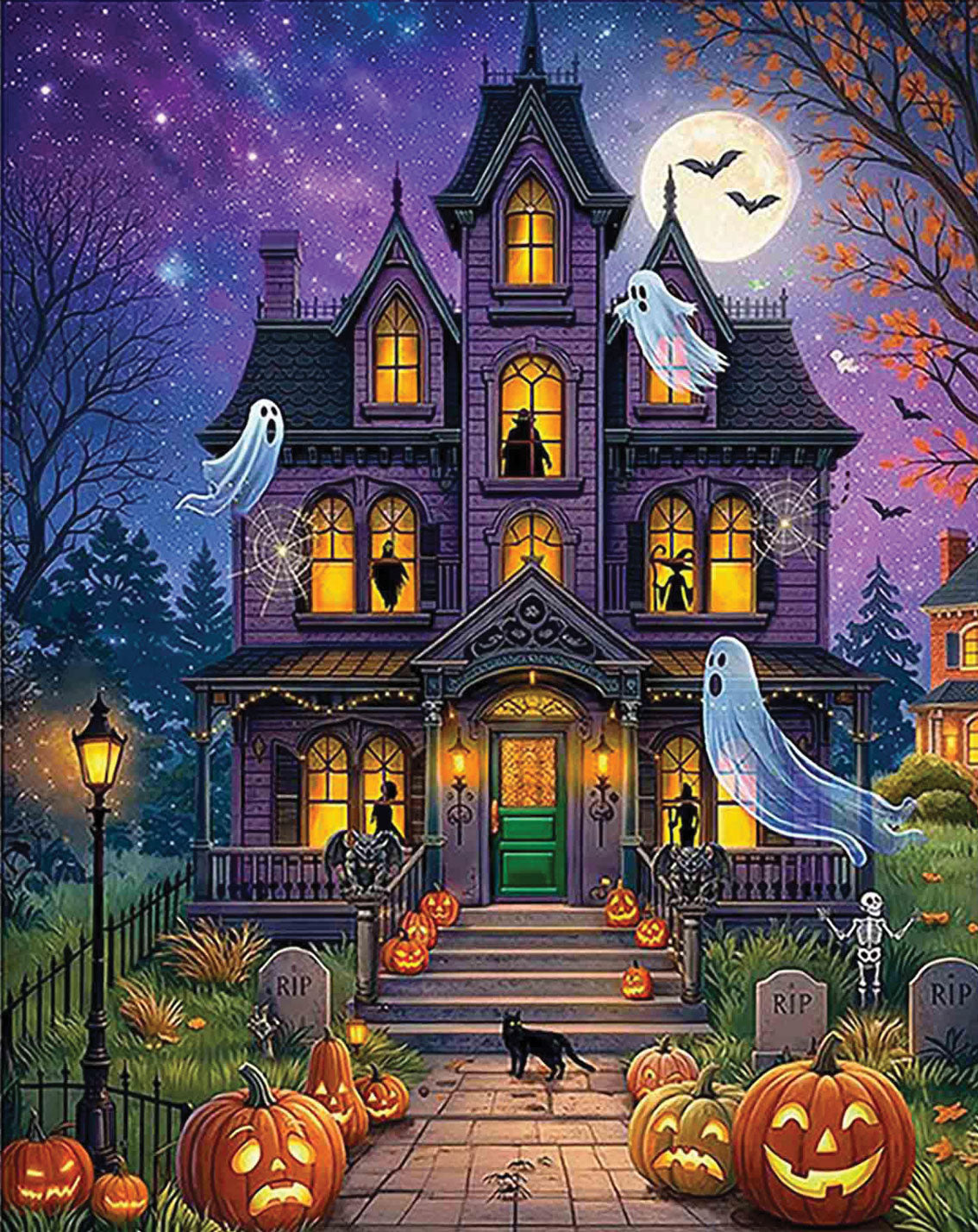 Haunted Manor Jigsaw Puzzle – Mary Maxim