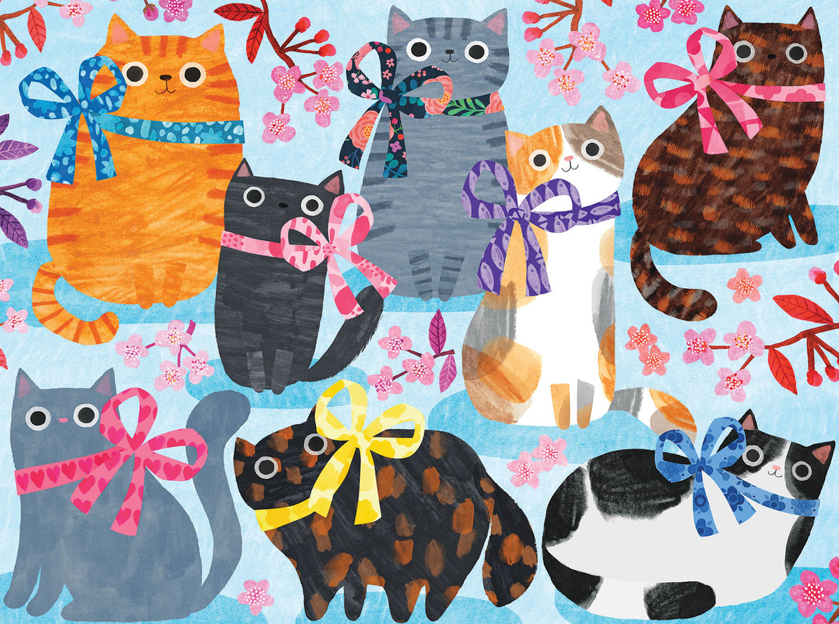 Cats in Bows Jigsaw Puzzle