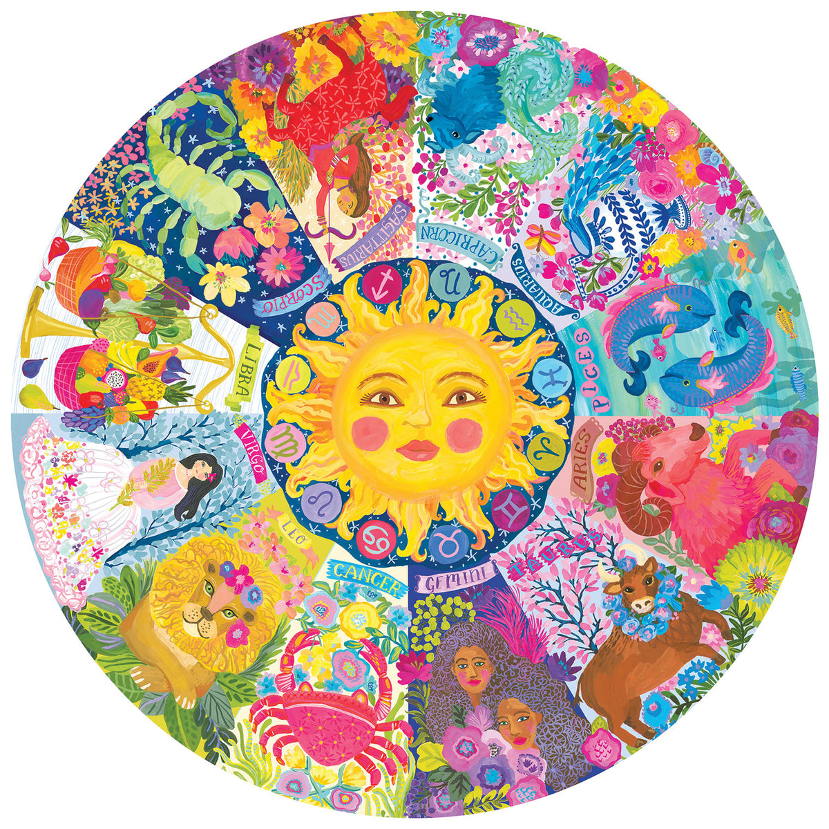 Zodiac Round Shaped Puzzle