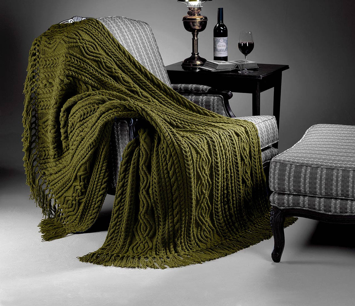 Cozy Cables Afghan Pattern