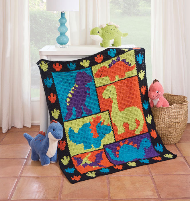 Dino Friends Toddler Blanket