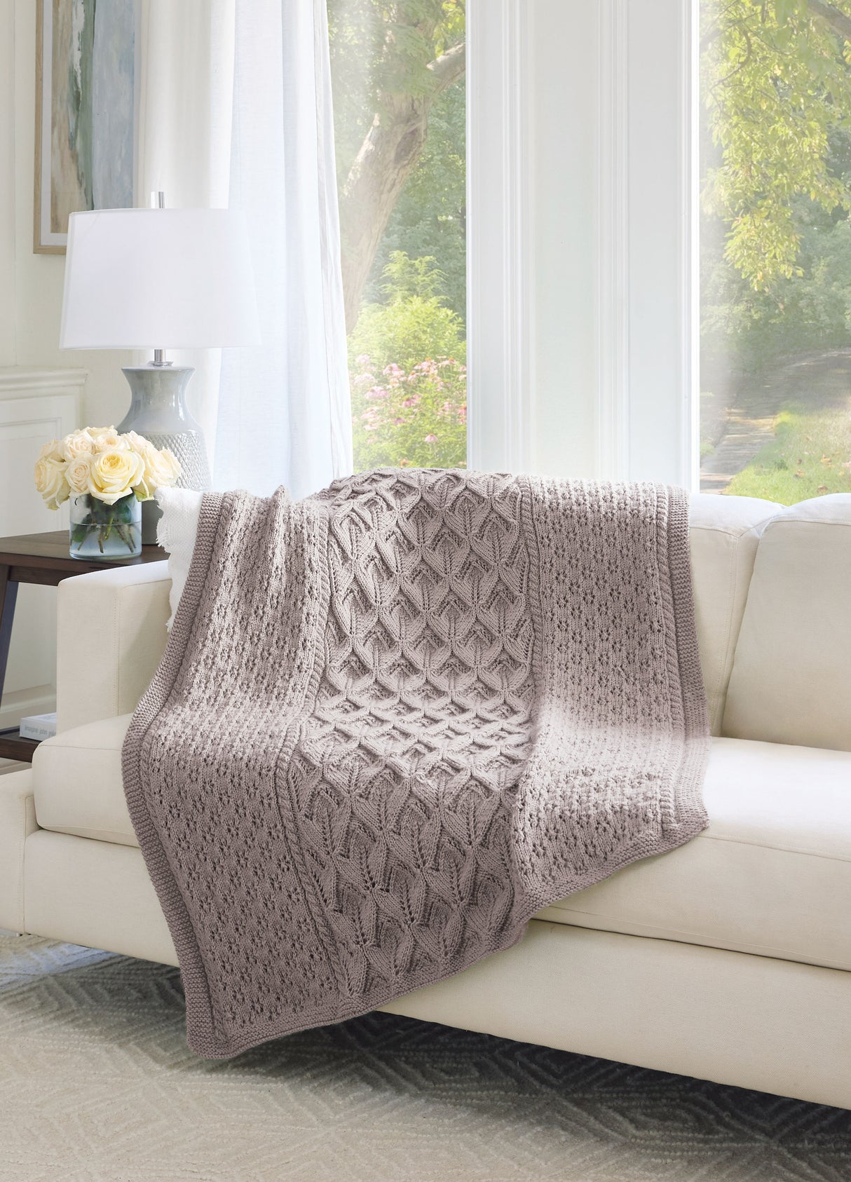 Tulips & Blossoms Throw