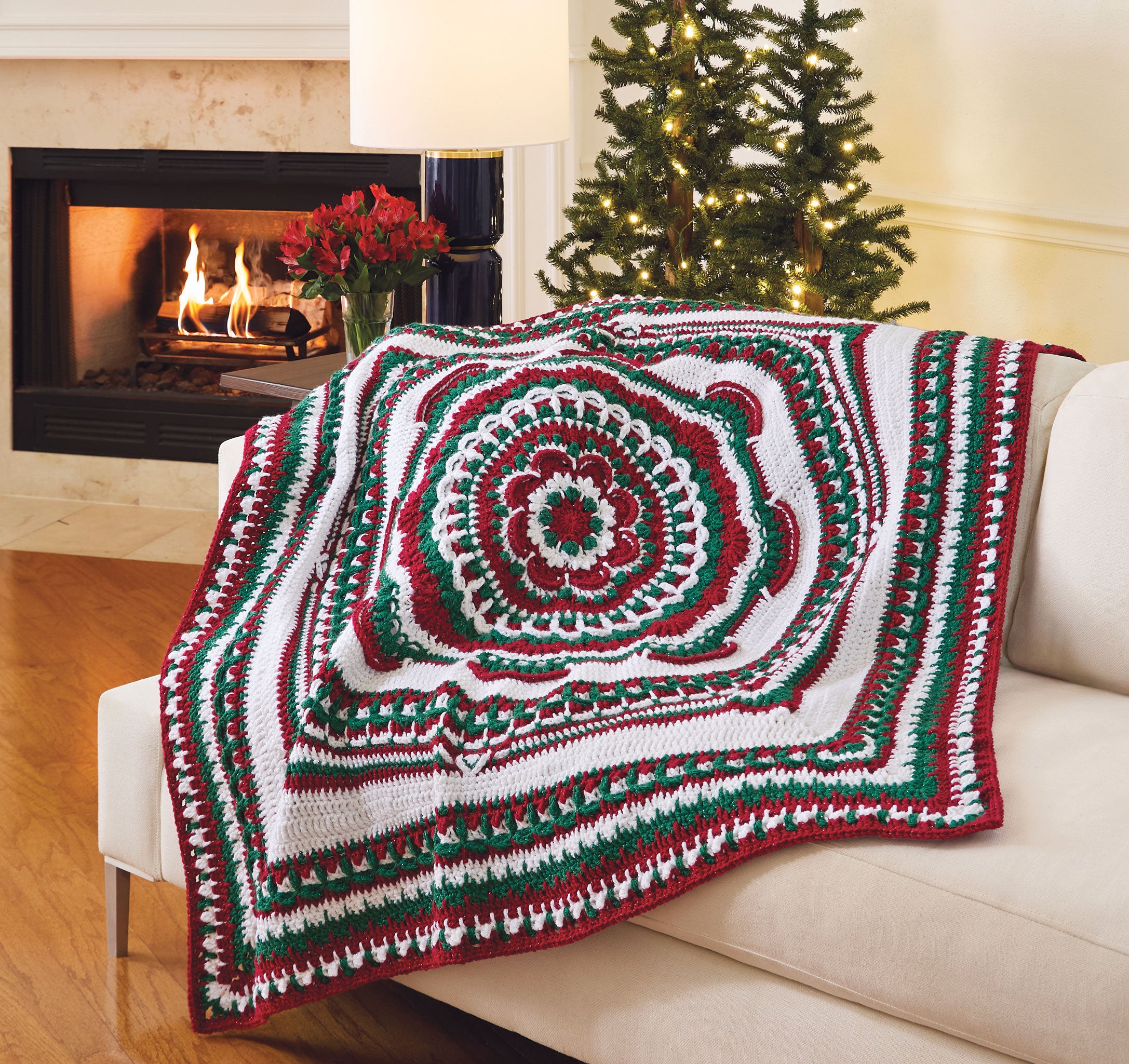 Sparkle Mandala Throw – Mary Maxim