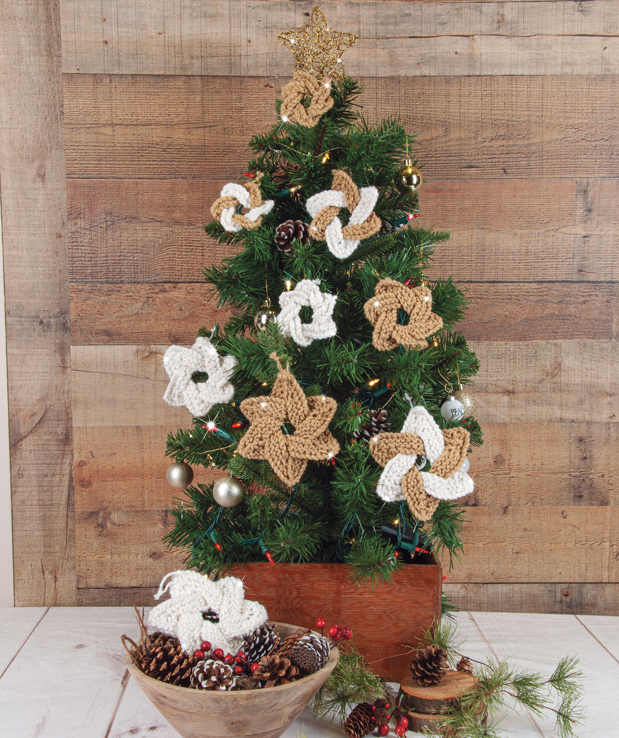 Knit Stars Ornament Kit