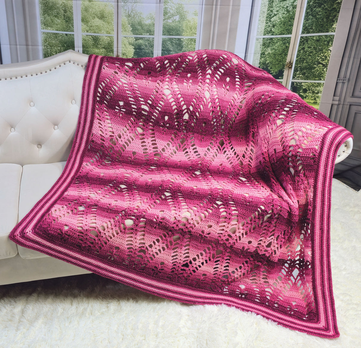 Fantasy Dreams Crochet Afghan