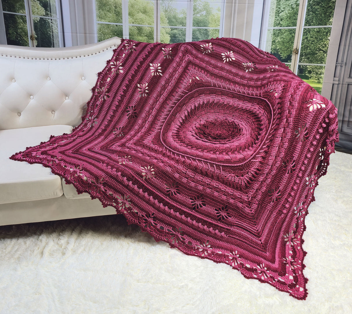 Sweet Mother Love Crochet Afghan