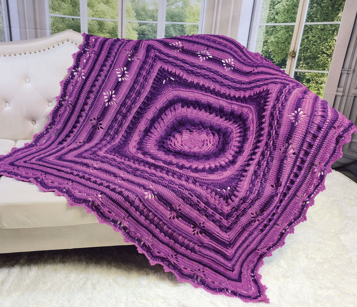 Sweet Mother Love Crochet Afghan
