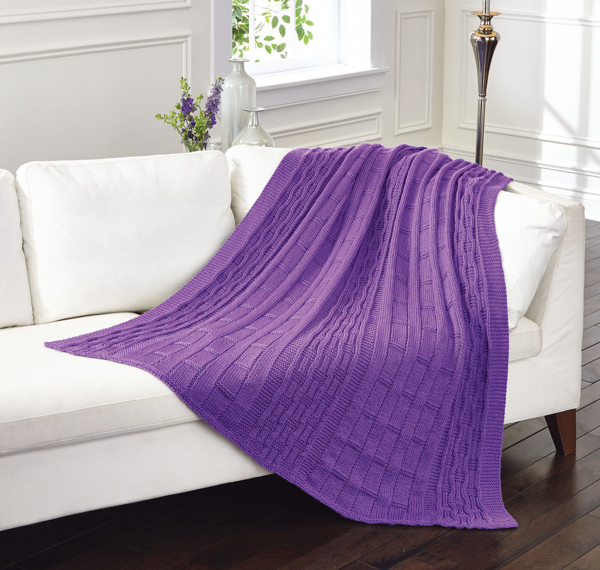 Country Path Knit Afghan