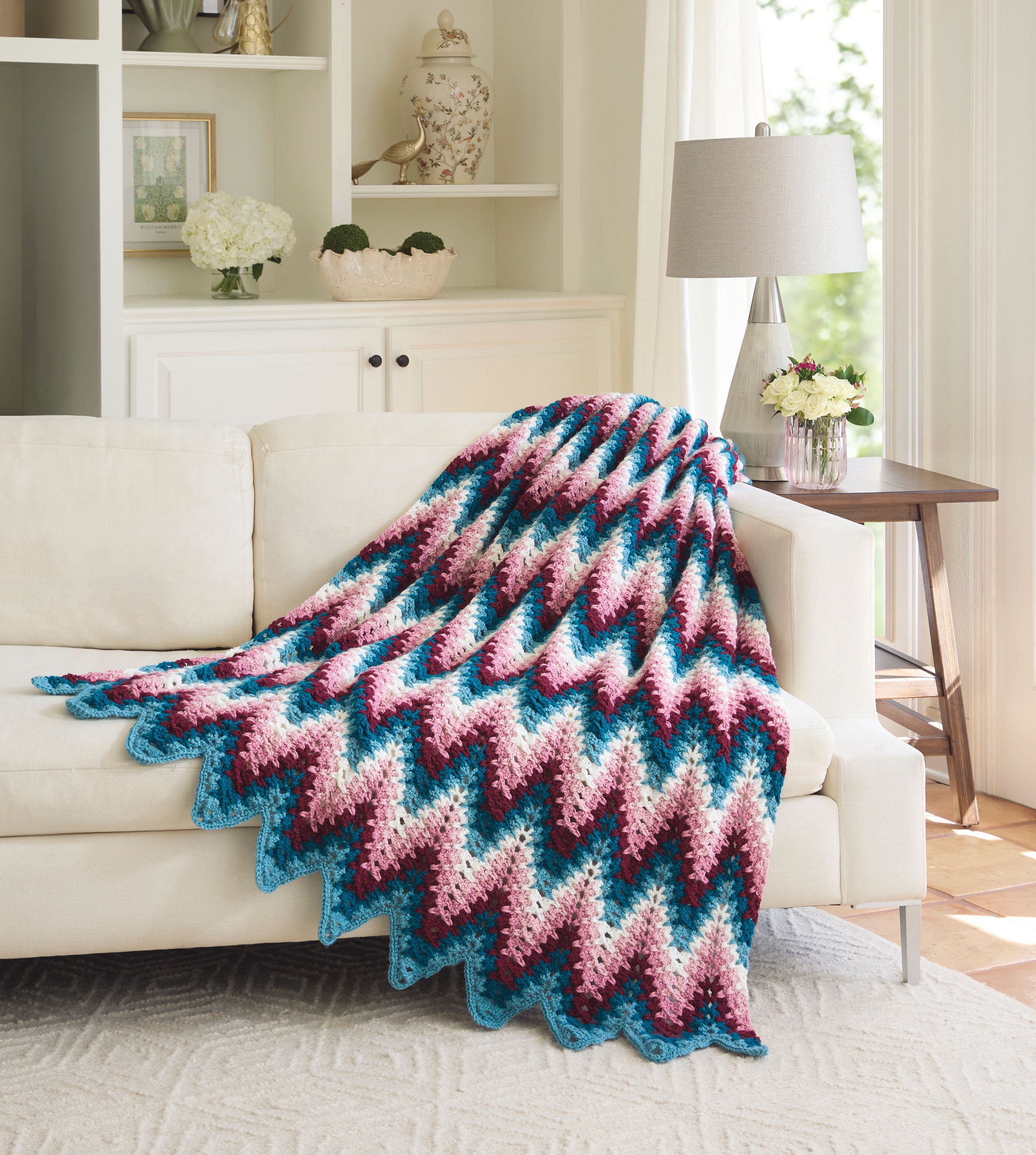Spiked Ripple Blanket – Mary Maxim