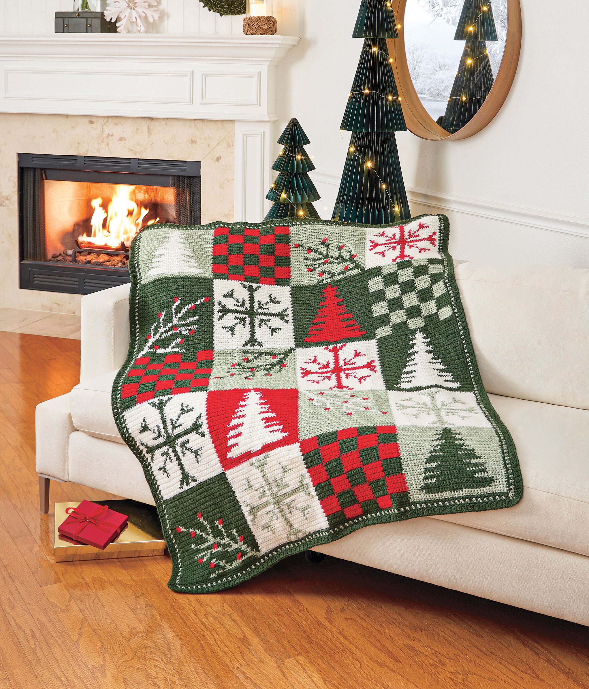 Snowfall Throw – Mary Maxim