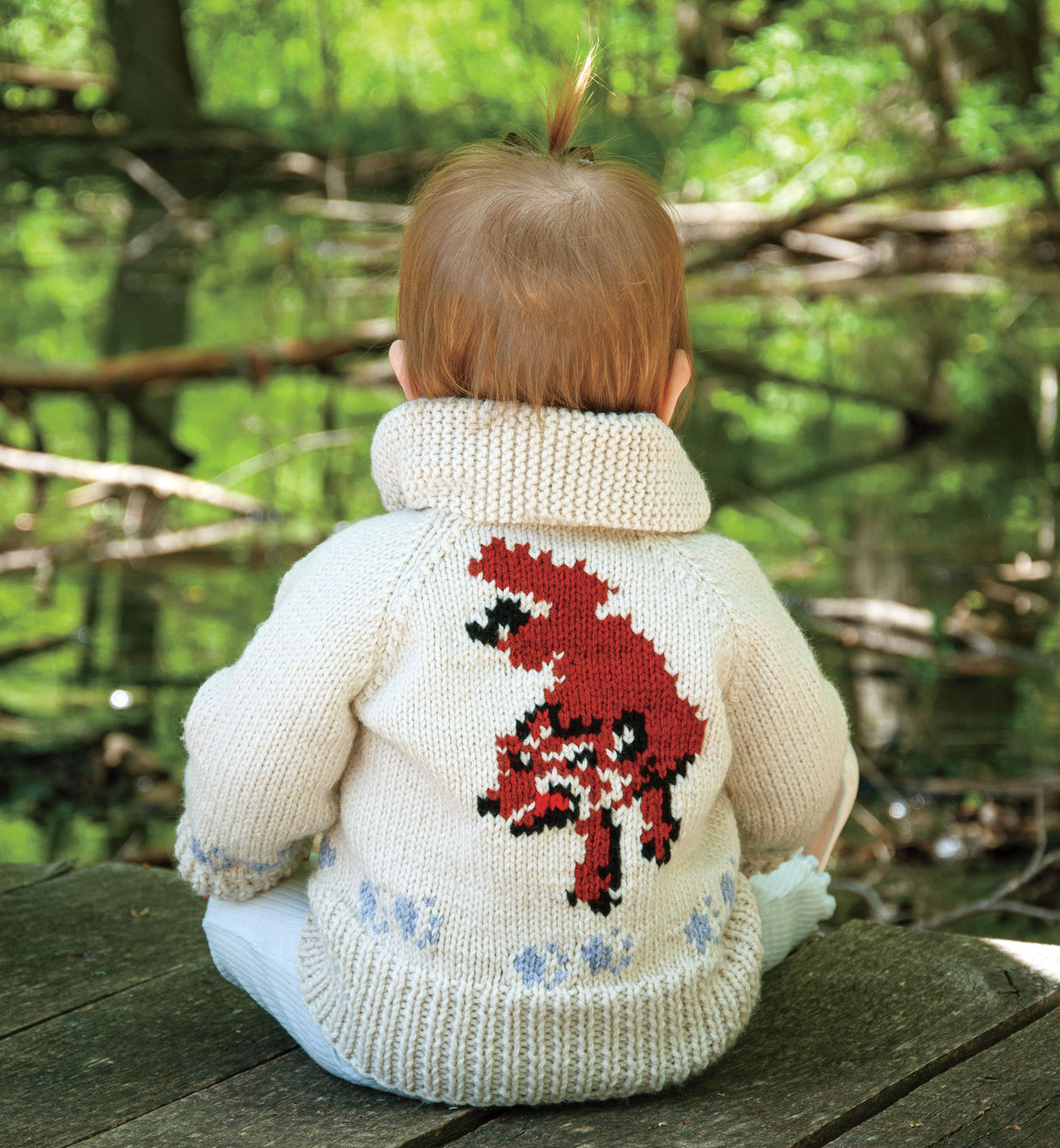 Child's Wolf Cardigan