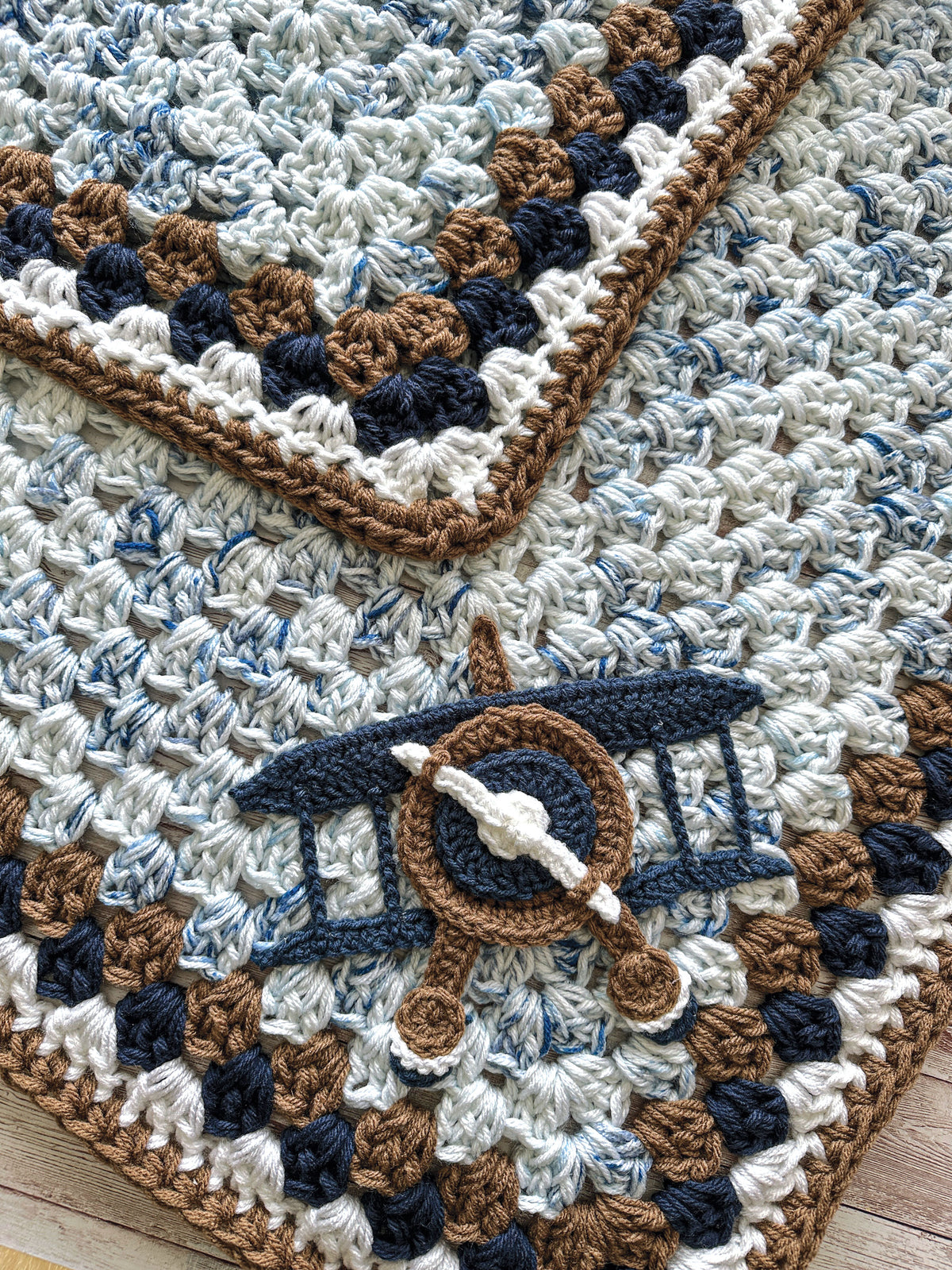 The Plane Crochet Blanket
