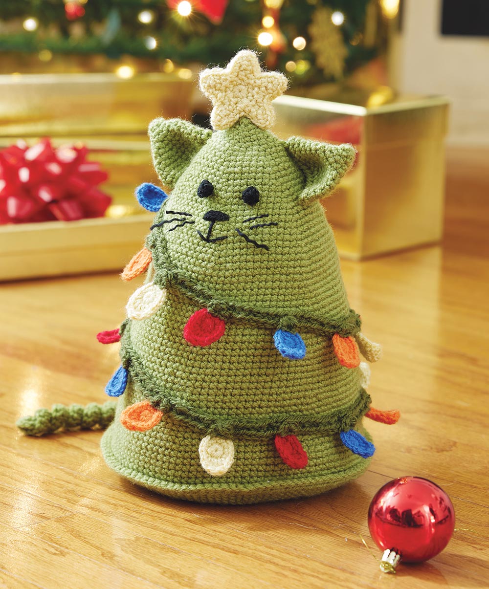 Christmas Kitty Crochet Kit Mary Maxim christmas-kitty-crochet-kit-mary-maxim