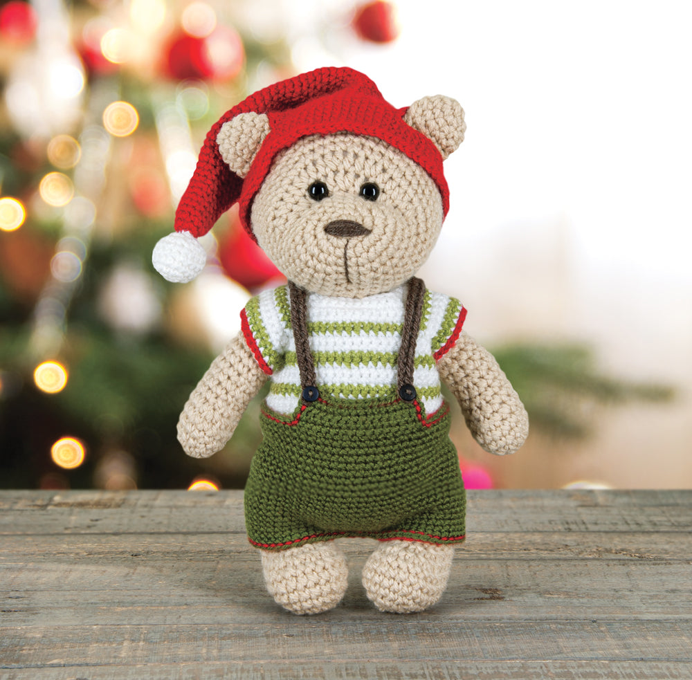 Christmas Bear & Outfit Crochet Kit – Mary Maxim