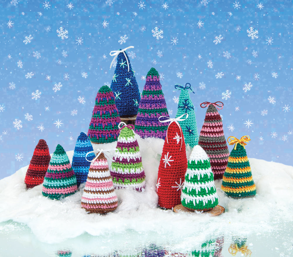 Colorful Trees Crochet Kit