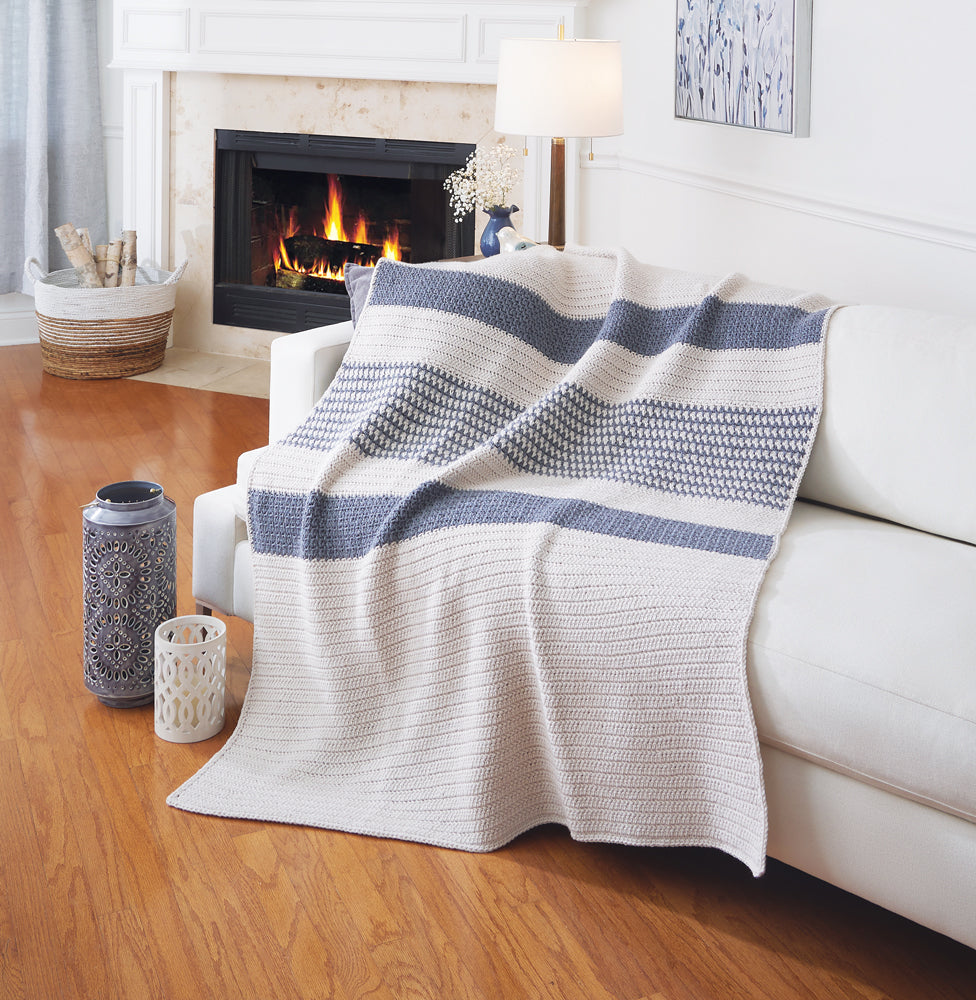 Modern Crochet Throw