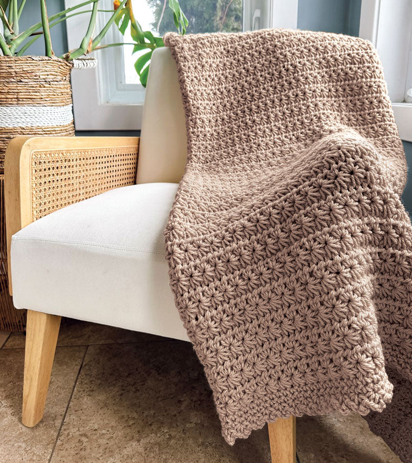 Chunky Star Stitch Blanket