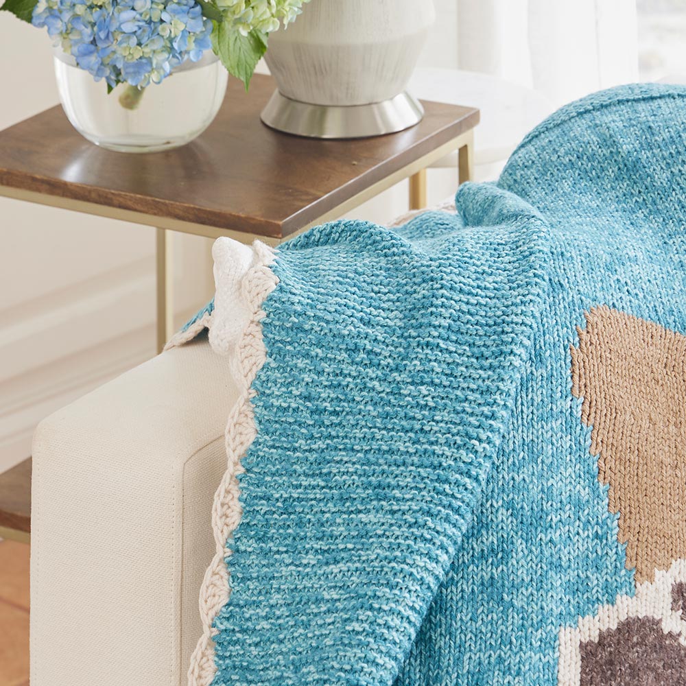 Sea Turtles and Sand Dollars Afghan