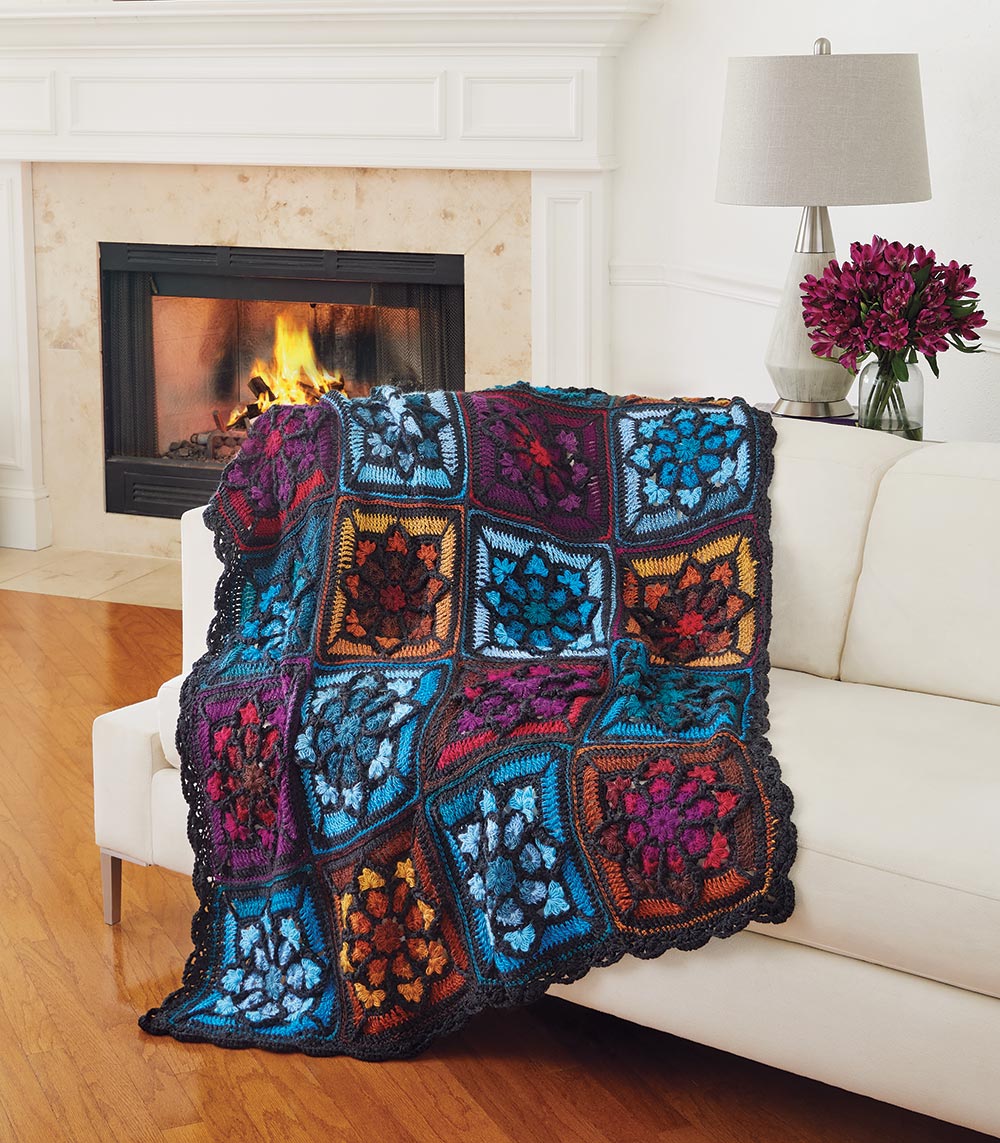 JulieAnny's Stained Glass Afghan