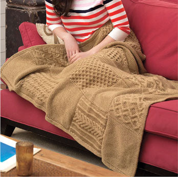 Knit Your Cables Afghan