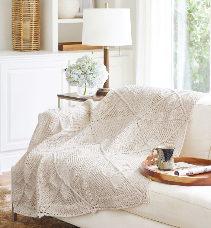 Lace Blocks Throw