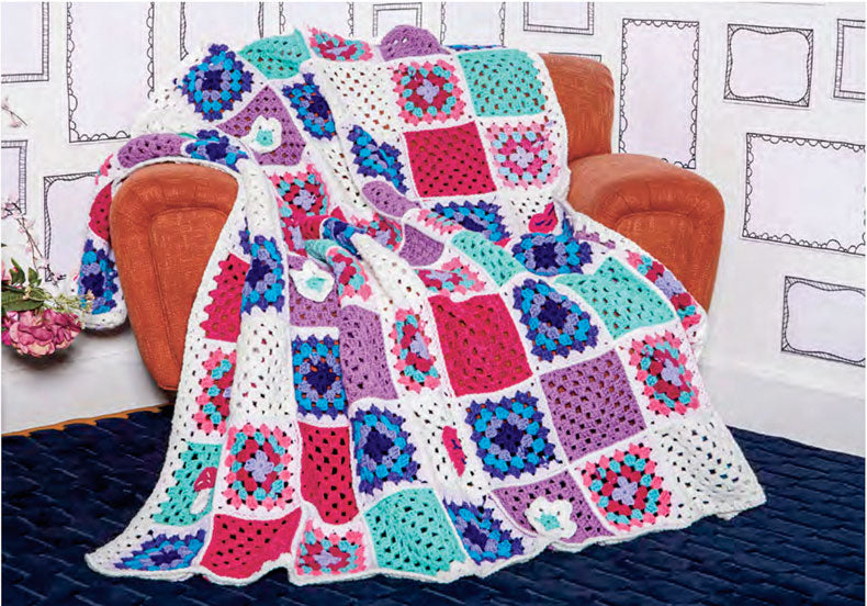 Pretty Patches Crochet Blanket