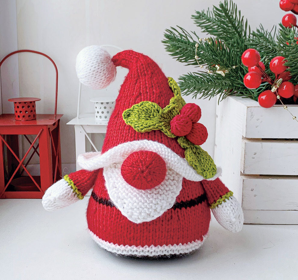 Santa Gnome Knit Kit