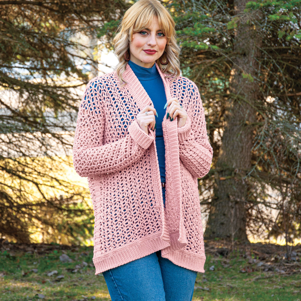 Desert Rose Crochet Cardigan