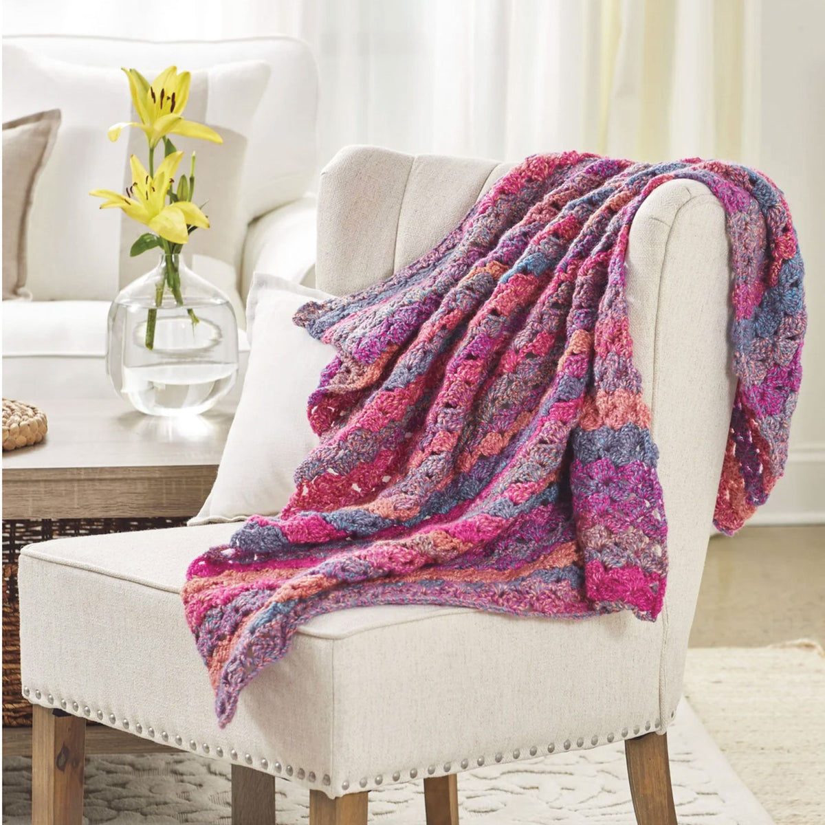 Colorful Cluster Throw
