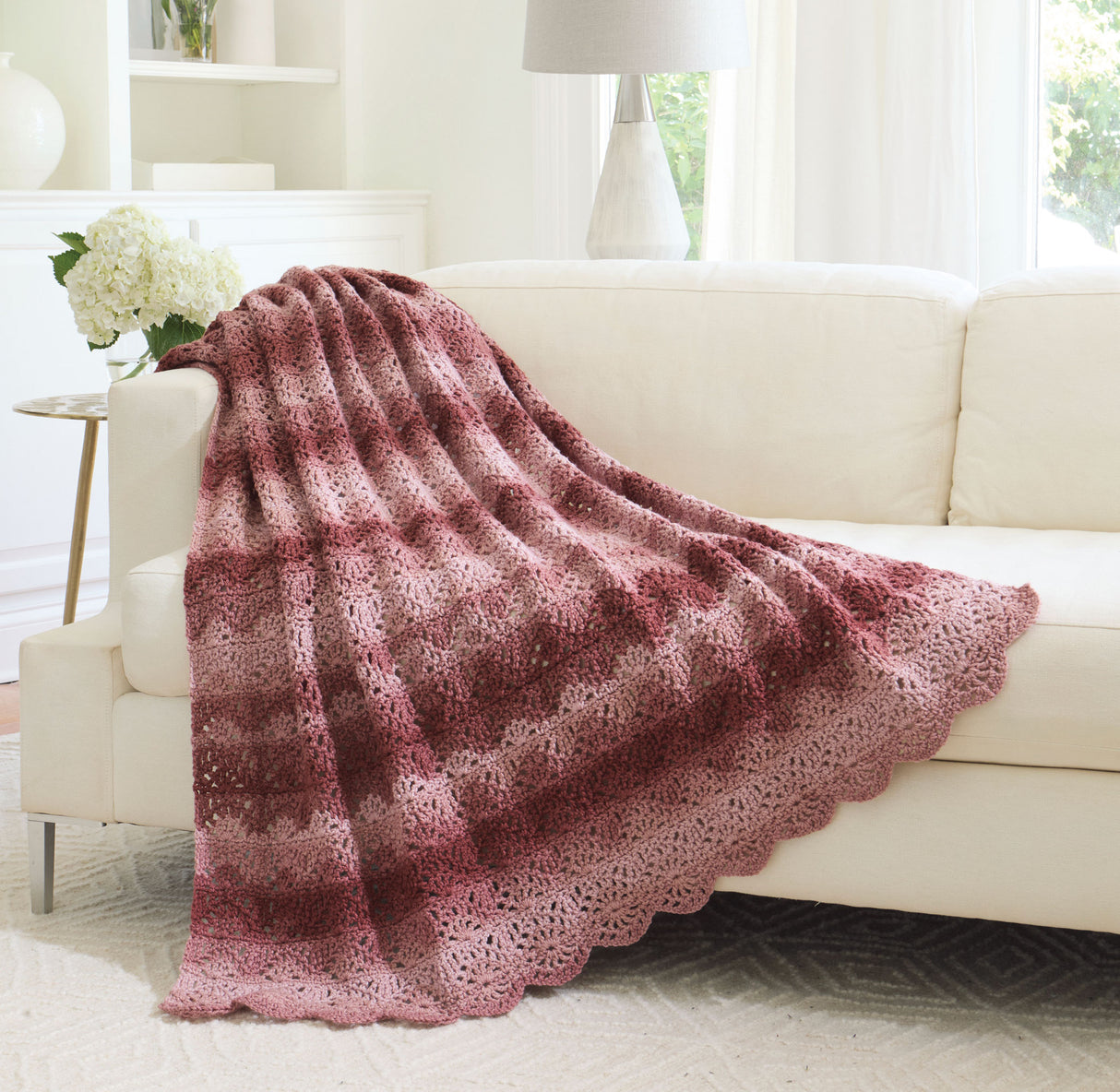 Waves of Lace Throw