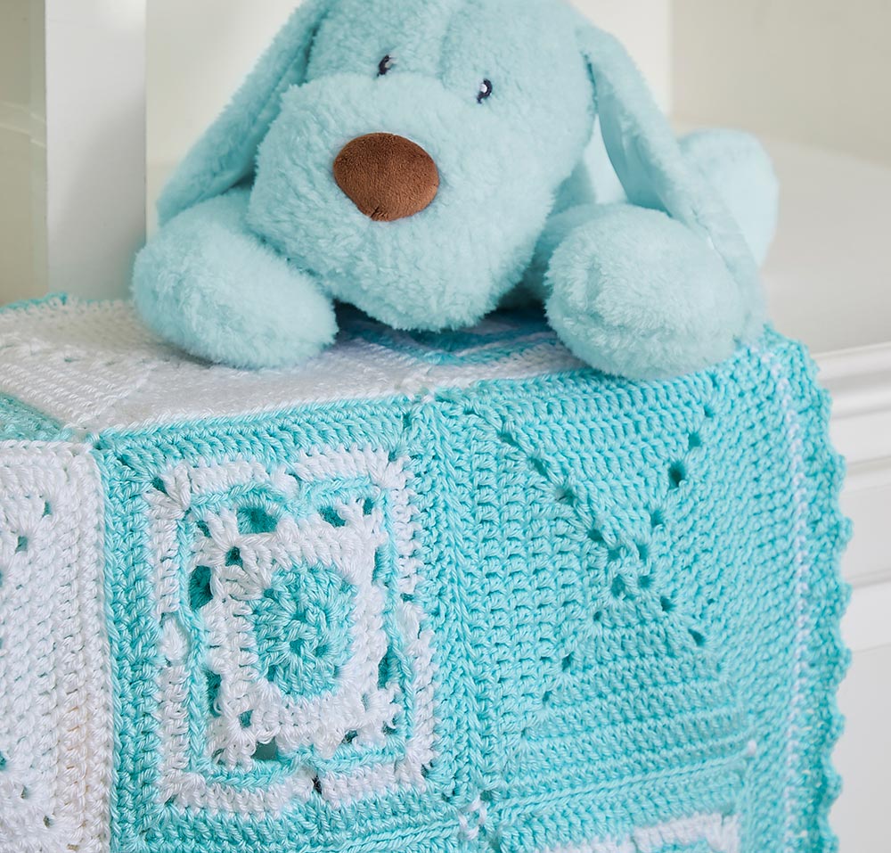 Giggle Squares Baby Blanket