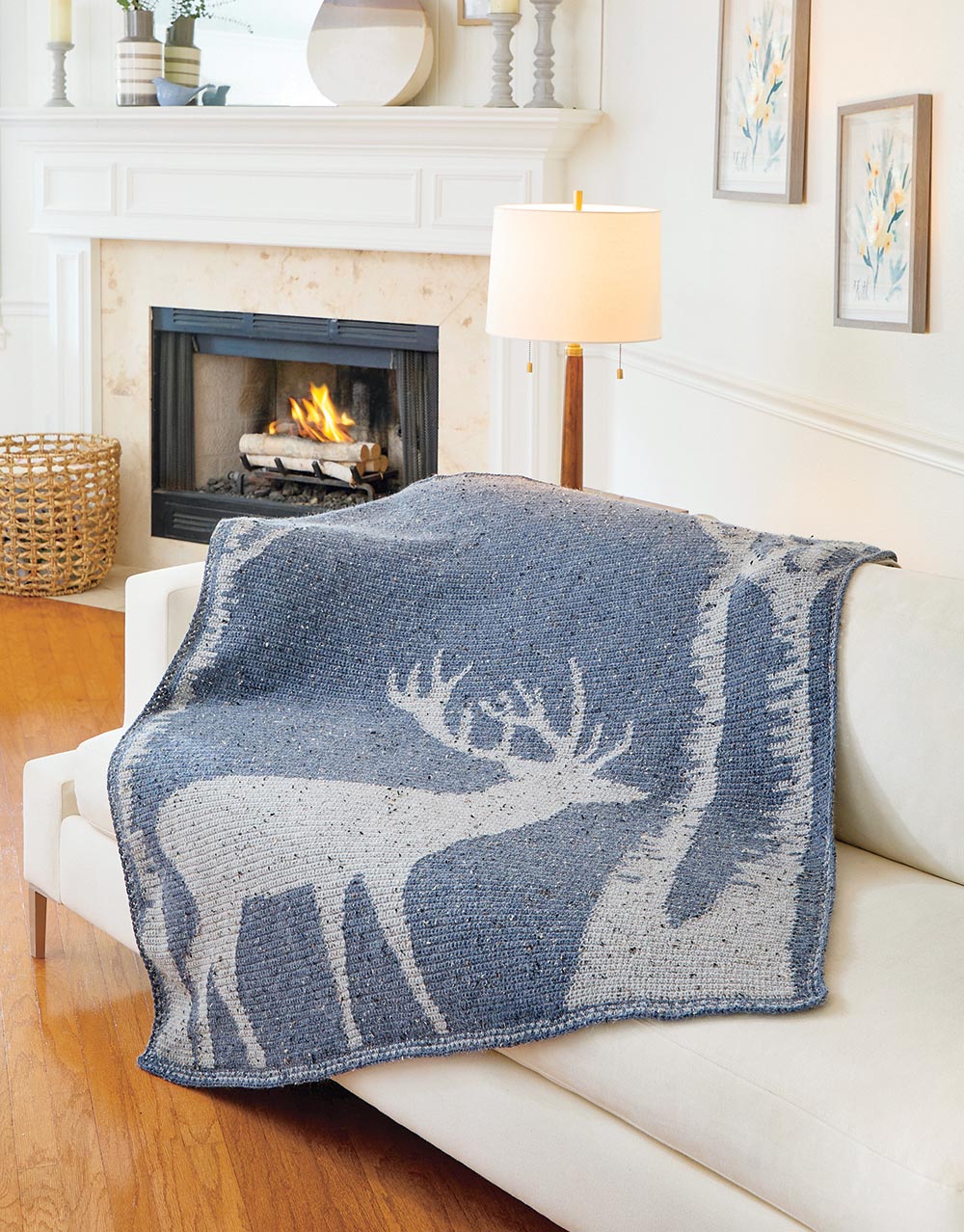 Deer & Birches Blanket